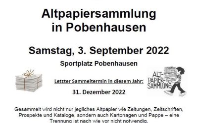 #Papiersammlung Endspurt