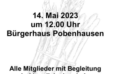 Einladung zum Spargelessen