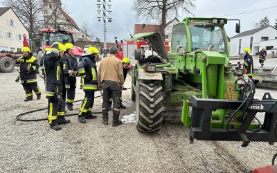 Brand Teleskoplader #Brand