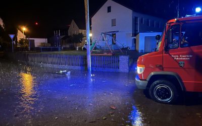 Straße überflutet #THL