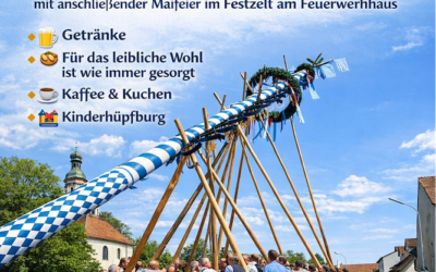 Einladung zum Maibaumaufstellen